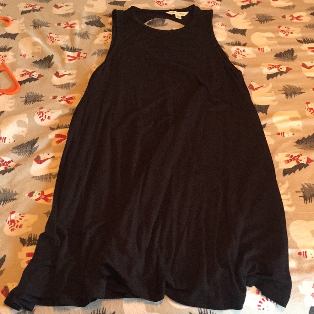 Soft and sexy black flowing dress